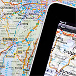Landkarte für das iPhone/iPad