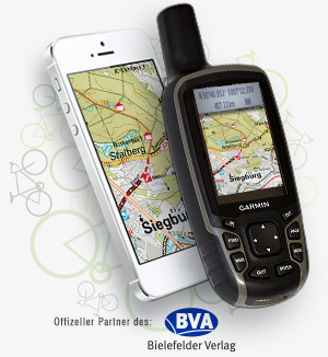 BVA Radkarten als digitale GPS-Karten